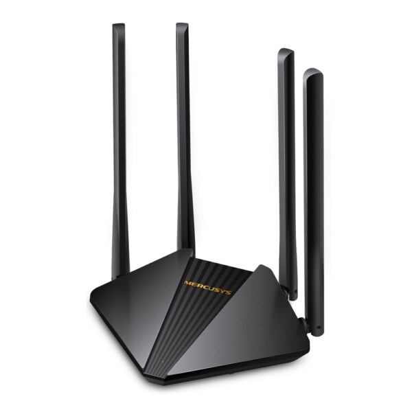 ROUTER MERCUSYS wireless 1200Mbps, 2 porturi LAN Gigabit, 1 port WAN Gigabit, Dual Band AC1200 4 x antena externa, „MR30G” (timbru verde 0.8 lei)