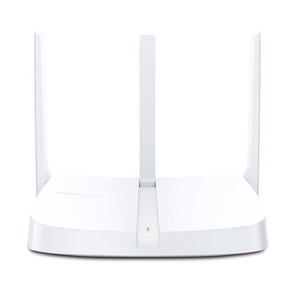 ROUTER MERCUSYS wireless 300Mbps, 1 x 10/100Mbps WAN, 3 x 10/100Mbps LAN, 3 x antene externe „MW306R” (timbru verde 0.8 lei)