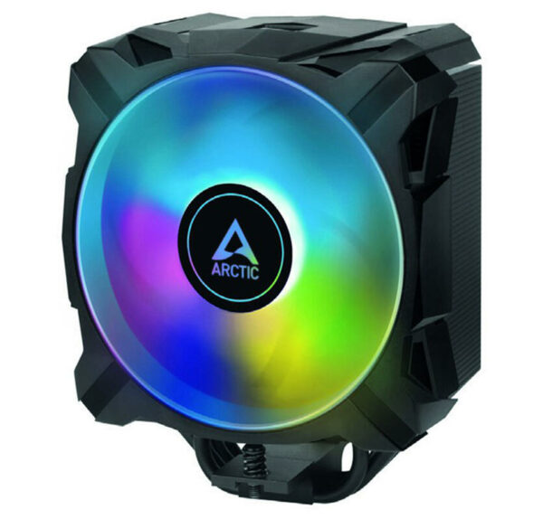 Cooler Arctic „Freezer i35 ARGB”, compatibil skt Intel, racire cu aer, ventilator 120 mm, 1700 rpm, inaltime cooler 158.5mm, 4 heatpipe, iluminat RGB „ACFRE00104A” (timbru verde 2.00 lei)