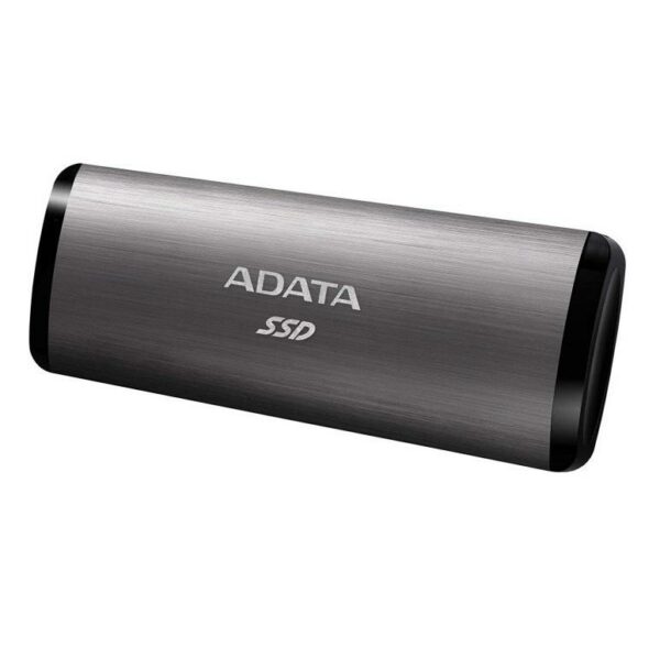 SSD. extern ADATA SE760, 2TB, USB 3.2 Type-C, R/W: 1000/800 MB/s, negru TITANIUM, „ASE760-2TU32G2-CTI” (timbru verde 0.18 lei)