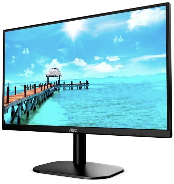 MONITOR AOC 21.5 inch, home | office, VA, Full HD (1920 x 1080), Wide, 250 cd/mp, 4 ms, HDMI | VGA, „22B2H/EU” (timbru verde 7 lei)