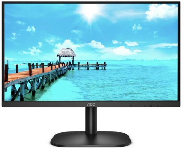 MONITOR AOC 21.5 inch, home | office, VA, Full HD (1920 x 1080), Wide, 250 cd/mp, 4 ms, HDMI | DisplayPort | VGA, „22B2QAM” (timbru verde 7 lei)