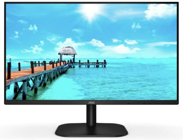 MONITOR AOC 27 inch, home | office, VA, Full HD (1920 x 1080), Wide, 250 cd/mp, 4 ms, DVI | VGA, „27B2DM” (timbru verde 7 lei)