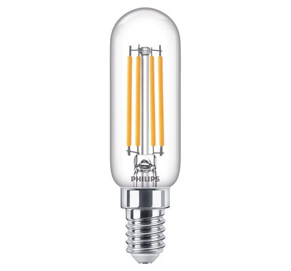 BEC LED Philips, soclu E14, putere 4.5W, forma tub, lumina alb calda, alimentare 220 – 240 V, „000008718699783358” (timbru verde 0.45 lei)