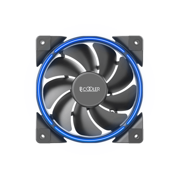 VENTILATOR PCCOOLER 120x120x25 mm, 33 blue LED, Hydro Bearing, „CORONA BLUE 120”