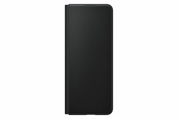 HUSA Smartphone Samsung, pt Galaxy Z Fold3, tip back cover (protectie spate), piele, ultrasubtire, negru, „EF-FF926LBEGWW”