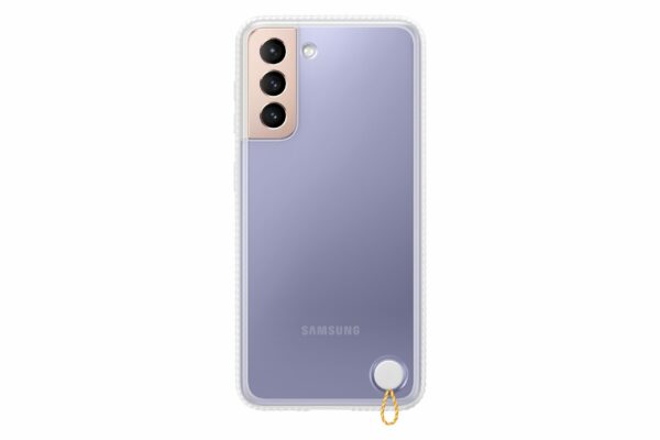 HUSA Smartphone Samsung, pt Galaxy S21, tip back cover (protectie spate), policarbonat | poliuretan, Clear Protective Cover, alb, „EF-GG991CWEGWW”