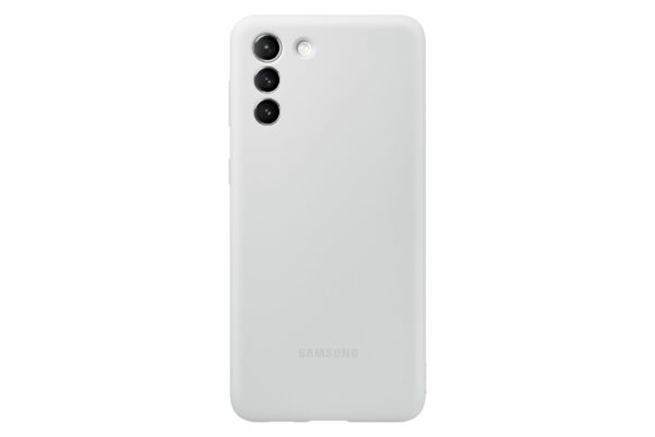 HUSA Smartphone Samsung, pt Galaxy S21+, tip back cover (protectie spate), silicon, ultrasubtire, gri, „EF-PG996TJEGWW”