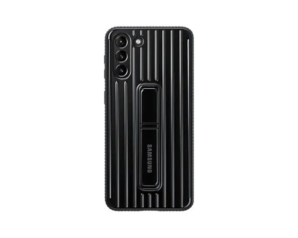 HUSA Smartphone Samsung, pt Galaxy S21+, tip back cover (protectie spate), plastic, Protective Standing Cover, negru, „EF-RG996CBEGWW”