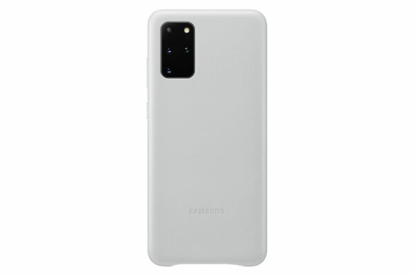 HUSA Smartphone Samsung, pt Galaxy S20+, tip back cover (protectie spate), piele, ultrasubtire, gri, „EF-VG985LSEGEU”