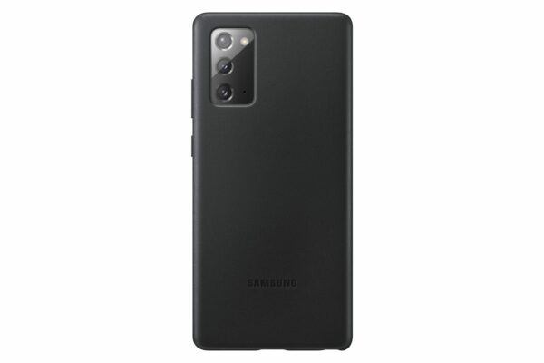 HUSA Smartphone Samsung, pt Galaxy Note 20, tip back cover (protectie spate), piele, ultrasubtire, negru, „EF-VN980LBEGEU”