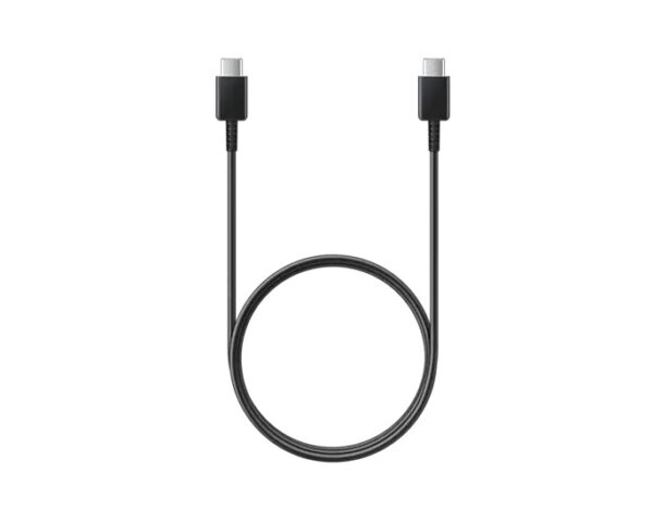 CABLU alimentare si date smartphone Samsung, USB Type-C (T) la USB Type-C (T), cauciuc, lungime 1 m, negru, „EP-DA705BBEGWW” (timbru verde 0.08 lei)