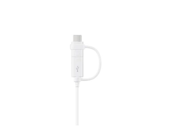 CABLU alimentare si date smartphone Samsung, USB 2.0 (T) la Micro-USB (T) | USB Type-C, cauciuc, lungime 1.5 m, alb, „EP-DG930DWEGWW” (timbru verde 0.08 lei)