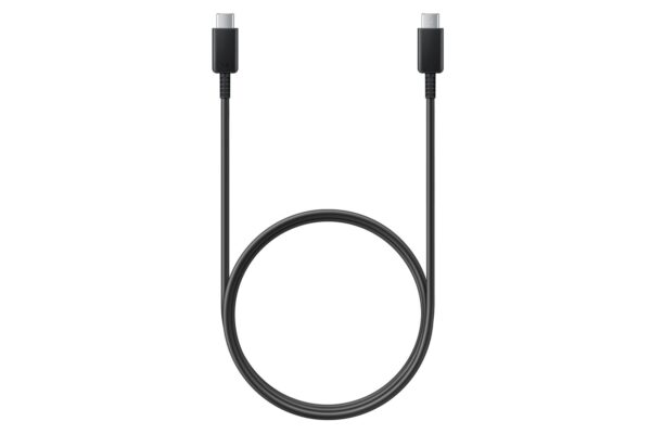 CABLU alimentare smartphone Samsung, USB Type-C (T) la USB Type-C (T), cauciuc, lungime 1 m, negru, „EP-DN975BBEGWW” (timbru verde 0.08 lei)