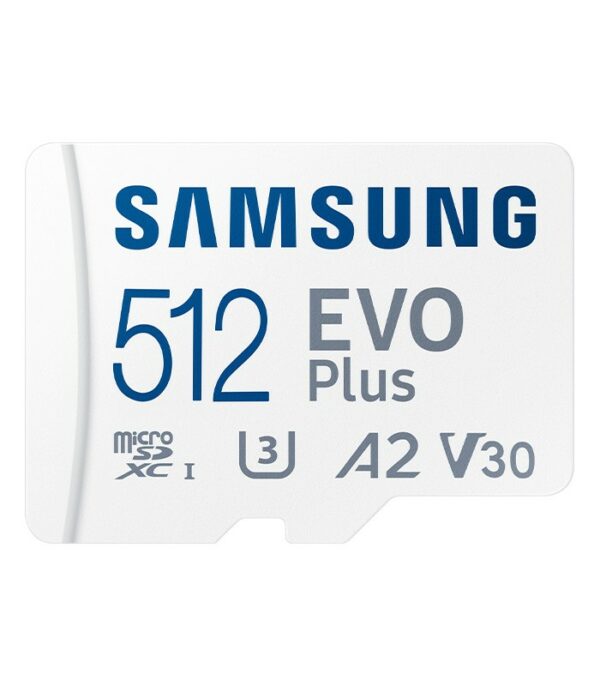 Card memorie Samsung MB-MC512KA/EU, Micro-SDXC, EVO Plus (2021), 512GB, „MB-MC512KA/EU” (timbru verde 0.03 lei)