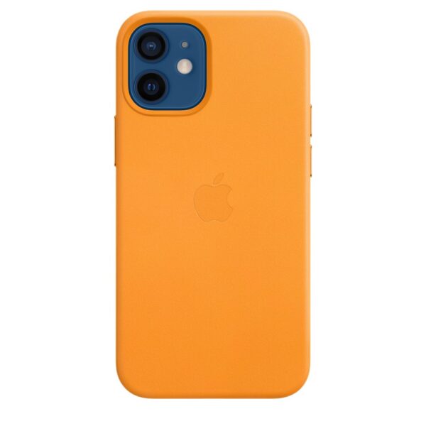 HUSA Smartphone Apple, pt iPhone 12 mini, tip back cover (protectie spate) cu MagSafe, piele, MagSafe, portocaliu, „mhk63zm/a”