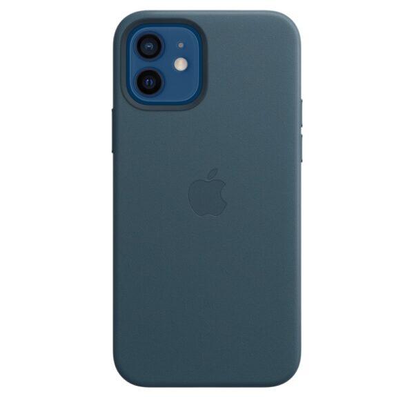 HUSA Smartphone Apple, pt iPhone 12 | iPhone 12 Pro, tip back cover (protectie spate) cu MagSafe, piele, MagSafe, albastru, „mhke3zm/a”