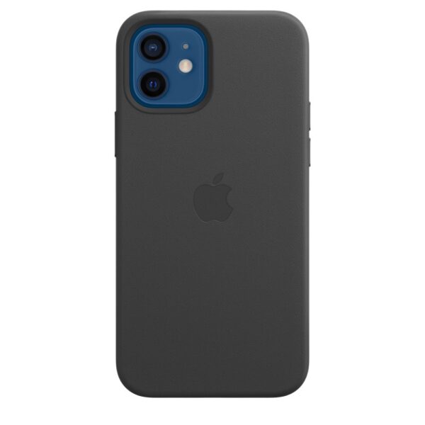 HUSA Smartphone Apple, pt iPhone 12 | iPhone 12 Pro, tip back cover (protectie spate) cu MagSafe, piele, MagSafe, negru, „mhkg3zm/a”