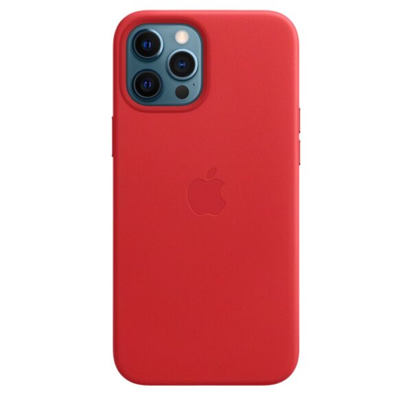 HUSA Smartphone Apple, pt iPhone 12 | iPhone 12 Pro Max, tip back cover (protectie spate) cu MagSafe, piele, MagSafe, rosu, „mhkj3zm/a”