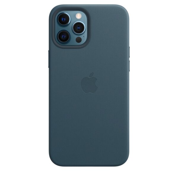 HUSA Smartphone Apple, pt iPhone 12 | iPhone 12 Pro Max, tip back cover (protectie spate) cu MagSafe, piele, MagSafe, albastru, „mhkk3zm/a”