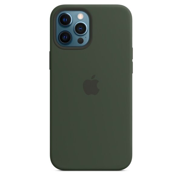 HUSA Smartphone Apple, pt iPhone 12 | iPhone 12 Pro Max, tip back cover (protectie spate) cu MagSafe, silicon, MagSafe, verde, „mhlc3zm/a”