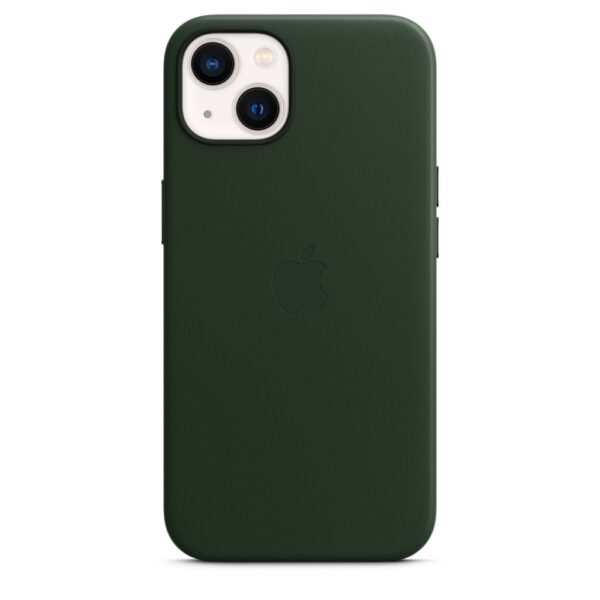 HUSA Smartphone Apple, pt iPhone 13, tip back cover (protectie spate) cu MagSafe, piele, MagSafe, verde, „mm173zm/a”