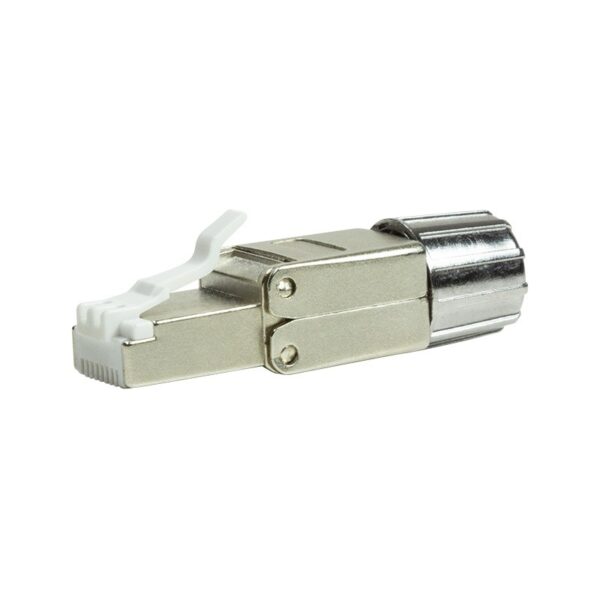 MUFA RJ-45 LOGILINK pt. cablu FTP, SFTP, Cat6a/Cat.7/Cat.8, RJ-45 (T), ecranat, zinc turnat ecranat, manson, pentru cablu cu diametru exterior 6-8.5mm AWG22-24, 1 buc, „MP0080”