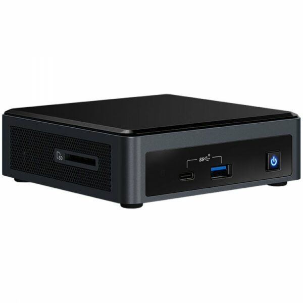 NUC INTEL, 10 Performance kit, Ultra Compact Form Factor, i5 10210U, nu RAM, nu HDD, nu SSD, placa video Intel UHD Graphics, „BXNUC10I5FNKN2” (timbru verde 0.8 lei)