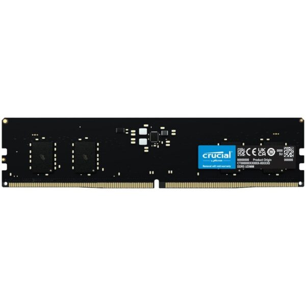 Memorie DDR Crucial DDR5 8 GB, frecventa 4800 MHz, 1 modul, radiator, „CT8G48C40U5”