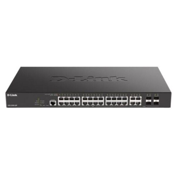 SWITCH D-Link, Gigabit x 24, SFP x 4, managed, rackabil, carcasa metalica, „DGS-2000-28” (timbru verde 2 lei)