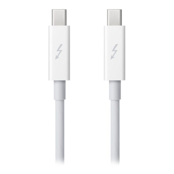 CABLU alimentare si date smartphone Apple, Thunderbolt 2 (T) la Thunderbolt 2 (T), cauciuc, lungime 0.5 m, alb, „md862zm/a” (timbru verde 0.08 lei)