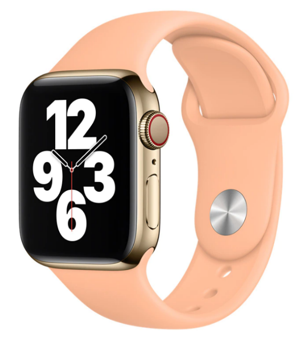 Apple Watch 44mm Band: Cantaloupe Sport Band – Regular (Seasonal Spring2021), „mjk63zm/a”