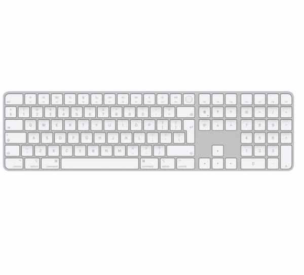 Apple Magic Keyboard (2021) with Touch ID and Numeric Keypad – International English, „mk2c3z/a” (timbru verde 0.8 lei)