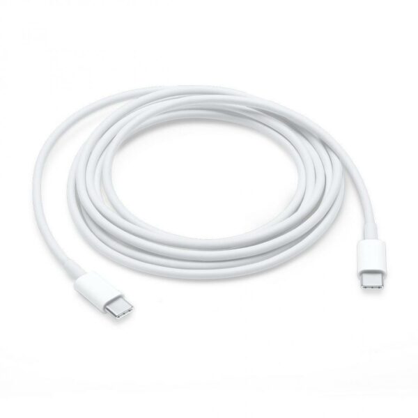 CABLU alimentare smartphone Apple, USB Type-C (T) la USB Type-C (T), cauciuc, lungime 2 m, alb, „mll82zm/a” (timbru verde 0.08 lei)