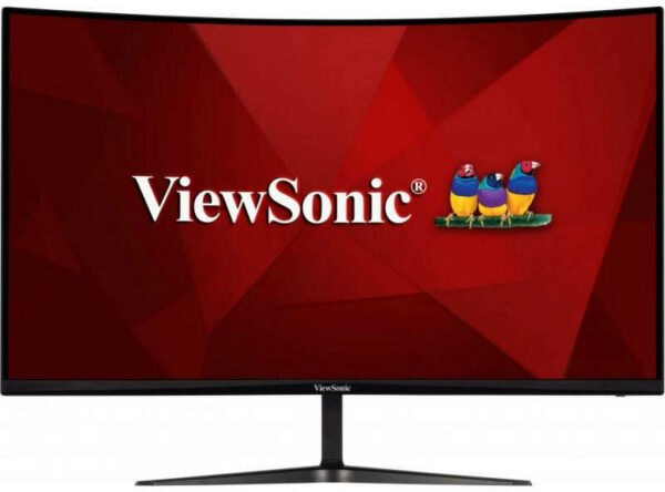 MONITOR ViewSonic 32 inch, Gaming, VA, Full HD (1920 x 1080), curbat, 300 cd/mp, 1 ms, HDMI x 2 | DisplayPort, „VX3219-PC-MHD” (timbru verde 7 lei)