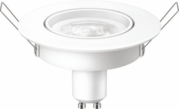 SPOT incastrat LED Philips, soclu GU10, putere 3W, forma spot, lumina alb calda, alimentare 220 – 240 V, „000008718699777937” (timbru verde 0.45 lei)