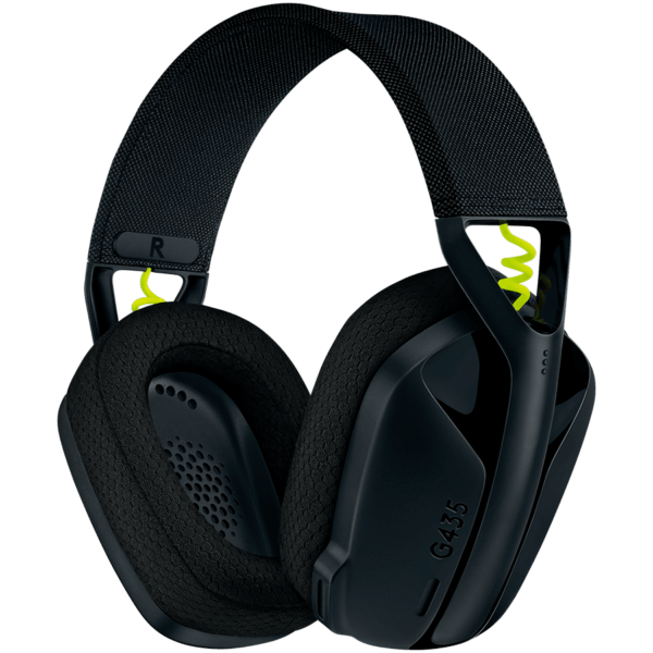 LOGITECH G435 LIGHTSPEED Wireless Gaming Headset – BLACK – 2.4GHZ – EMEA – 914, „981-001050” (timbru verde 0.8 lei)