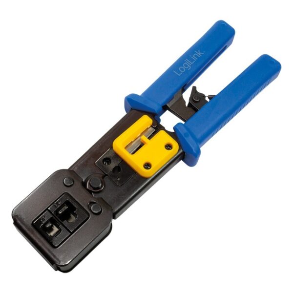 CLESTE sertizare mufe, LOGILINK, functii: sertizare mufe, decupare si taiere cablu, pentru mufe MP0027 / MP0077. „WZ0037”