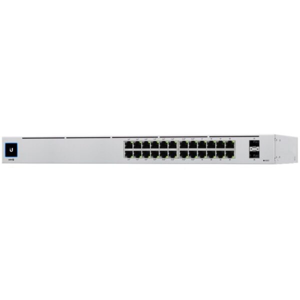 SWITCH Ubiquiti, Gigabit x 24, SFP+ x 2, managed rackabil, carcasa metalica, „USW-PRO-24-EU”