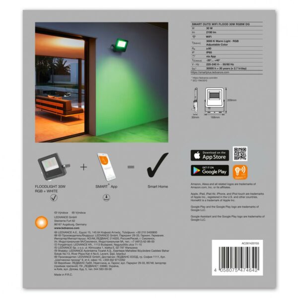 PROIECTOR LED LEDVANCE 4058075474642 „000004058075474642” (timbru verde 0.8 lei)