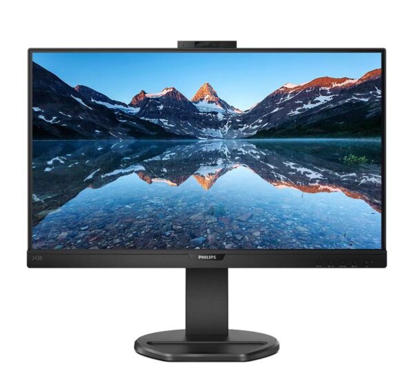 MONITOR Philips 23.8 inch, home | office, WLED, Full HD (1920 x 1080), Wide, 250 cd/mp, 4 ms, VGA | DisplayPort | HDMI, „243B9H/00” (timbru verde 7 lei)