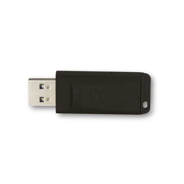 Memorie USB VERBATIM SLIDER, USB 2.0, 128GB BLK, „49328” (timbru verde 0.03 lei)