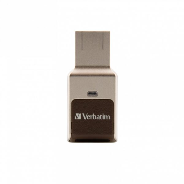 MEMORII USB Verbatim VER 49337 FINGERPRINT SECURE USB 3.0, „49337” (timbru verde 0.03 lei)