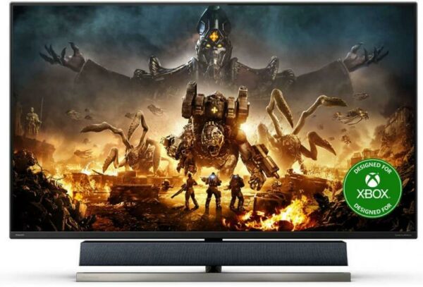 MONITOR Philips 55 inch, Gaming, VA, 4K UHD (3840 x 2160), Ultra Wide, 1200 cd/mp, 4 ms, HDMI x 3 | DisplayPort, „559M1RYV/00” (timbru verde 7 lei)