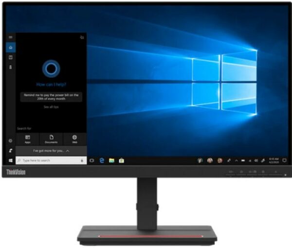 MONITOR Lenovo 21.5 inch, home | office, VA, Full HD (1920 x 1080), Wide, 250 cd/mp, 6 ms, HDMI | VGA, „62C6KAT1EU” (timbru verde 7 lei)