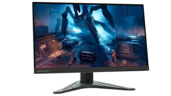 MONITOR Lenovo 24.5 inch, Gaming, TN, Full HD (1920 x 1080), Wide, 400 cd/mp, 1 ms, DisplayPort | HDMI x 2, „66D6GAC2EU” (timbru verde 7 lei)