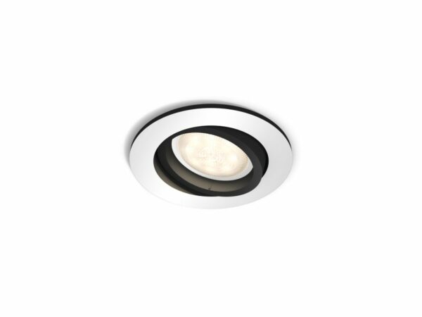 SPOT incastrat smart LED Philips, soclu GU10, putere 5 W, forma spot, lumina alb, alimentare 220 – 240 V, „000008719514338548” (timbru verde 0.45 lei)