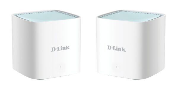 MESH D-LINK Wi-Fi 6, wireless, router AX1500, pt interior, 1500 Mbps, port LAN Gigabit, WAN Gigabit, 2.4 GHz | 5 GHz, antena interna x 4, standard 802.11ax, 2-pack „M15-2” (timbru verde 2.00 lei)