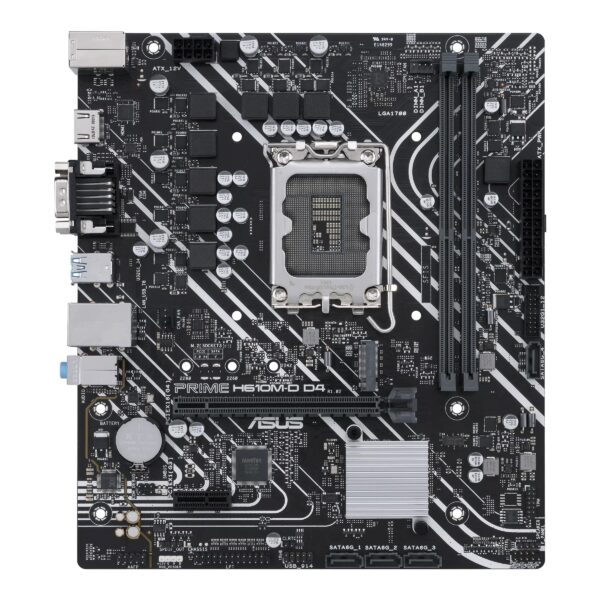 PLACA de BAZA Asus „PRIME H610M-D D4”, skt LGA 1700, mATX, Intel H610, 2 x DDR4, max. 64 GB, 4 x SATA, 1 x M.2, 7.1, „PRIME H610M-D D4”