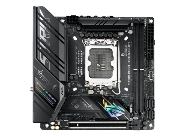 PLACA de BAZA Asus „RS B660-I WIFI”, skt LGA 1700, mini ITX, Intel B660, 2 x DDR5, max. 64 GB, 4 x SATA, 2 x M.2, 7.1, „RS B660-I WIFI”